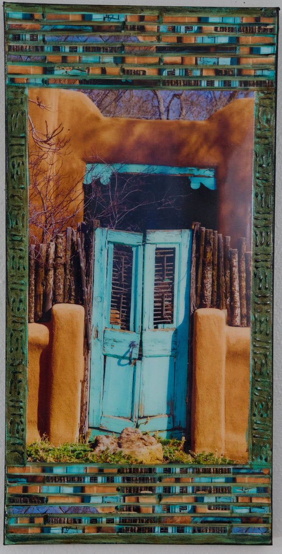 Cortez Turquoise Gate with Header, 12 x 24 x1.5