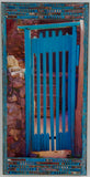 Canyon Road Slatted Blue Gate, 10 x 20 x 1.5