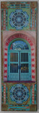 Public Library Door with Two Mandalas, 8 x24 x1.5 (2)