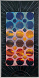Bubbles Sunset with Black Border, 12 x 24 x 1.5