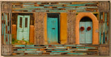 Three Turquoise Santa Fe Gates, 12 x 24 x 1.5