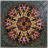 Door Mandala Clock, 16 x 16