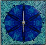 Labradorite Mandala Clock, 8x8x1.5