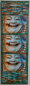 Triple Buddha, 8x24x1.5