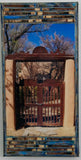 Brown Gate with Embellished Arch, 8x16x1.5
