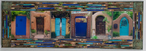 Two Brown, Two Turquoise, Two Blue Santa Fe Gates, 12 x36x1.5