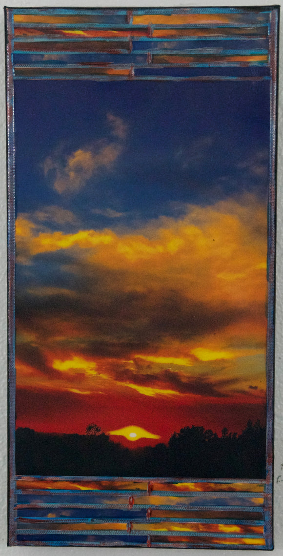 Eldorado Monsoon Sunset, 8 x16 x 1.5