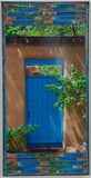 Palace Ave Bright Blue Territorial Gate, 8x16x1.5