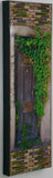 Brown Slender Gate with Ivy, 8x24x1.5