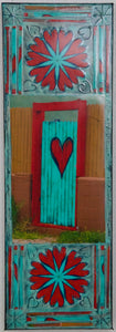 Heart Gate with Two Mandalas, 8x24x1.5