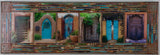 SIx Santa Fe Gates, Two Brown , Two Blue,2  Teal