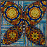 World Transformation Labradorite Butterfly. 12 x12