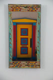 Red, Teal, Yellow Door 10x20