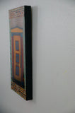 Red, Teal, Yellow Door 10x20