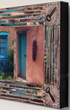 Six Teal Gates with Corner keys., 12 x36