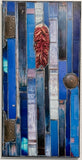 Blue Compostie Gate with Ristra 10 x20