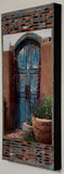 Old Pecos Trail Blue Gate , right side view. 12 x24