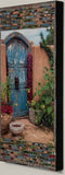 Old Pecos Trail, left side view with Sunflowers, 12 x24
