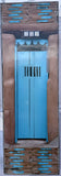 303 Skinny Turquoise Gate 8x24