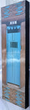 303 Skinny Turquoise Gate 8x24