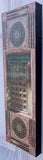 Palace Ave Teal Gate with Two Ristras, 8x24
