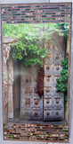 Five Graces Wood Arch gate with Ristra, 12 x24