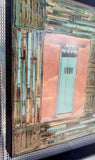 Turquoise Trio of Gates 12 x24
