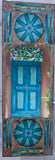 Monte Sol, Two Toned Blue Gate, two Mandalas, 8 x24