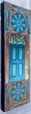 Monte Sol, Two Toned Blue Gate, two Mandalas, 8 x24