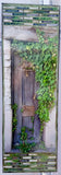 Acequia Madre Skinny Brown Gate with Ivy, 8x24