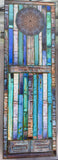 Composite Teal Gate with Mandala, 12 x36