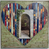 Welcoming Heart, Wallingford Tower Door, 18 x18