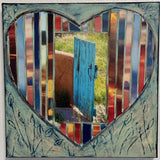 Welcoming Heart , Don Diego Turquoise Half Gate. 12 x12