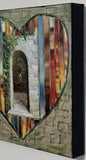 Welcoming Heart, Wallingford Tower Door, 12 x12