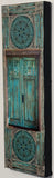 Lucero Teal Double Gate with Mandalas, 8 x24