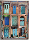 Nine Santa fe Turquoise Gates, 18 x24 x 1.5