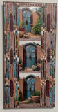 Old Pecos trail Blue Gate Trio, 12 x24 x1.5