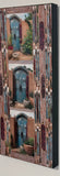 Old Pecos trail Blue Gate Trio, 12 x24 x1.5