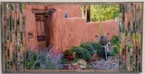 Delgado Brown Gate with Bicycle, 12 x24 x1.5