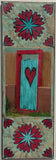 Heart Gate with Mandala Borders, 8 x24 x1.5