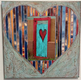 Welcoming Heart, Heart Gate 18 x18 x1.5