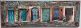 Six Teal Santa Fe Gates, 12 x36 x 1.5