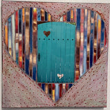 Welcoming Hearts, Love you Night and Day, 18 x18 x1.5