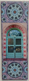 Library Door with Two Mandalas, 8 x24 x1.5