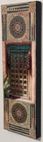 Palace Ave Double Teal Gate with Two Ristras,  and Two Mandalas 8 x24 x1.5
