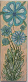 Turquoise Musical Bouquet, 8x24x1.5