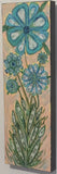 Turquoise Musical Bouquet, 8x24x1.5