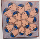Heart Lotus, 12 x12 x1.5