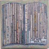Open Book, See with Your Sale, 12 x12 x1.5