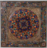 Santa Fe Threshold Mandala , 16 x16 x1.5